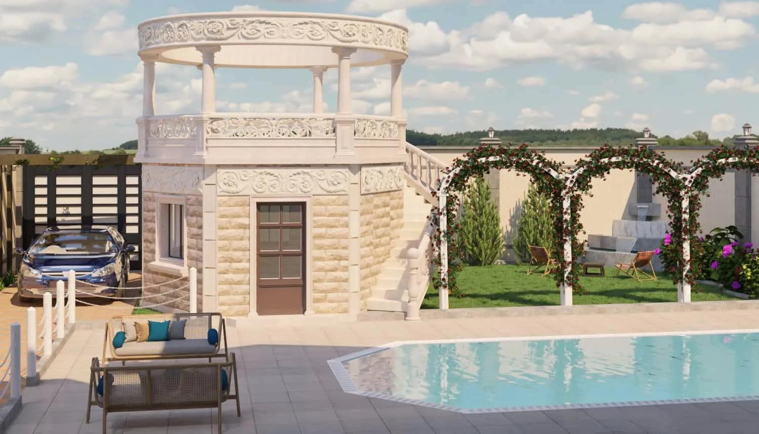 قصر "الواحة البيضاء" | The White Oasis Estate ، صورة 3